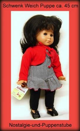 Spiel Puppe Weichk�rper Puppe ca. 45 cm Schlafaugen 22028 - Bild vergr��ern 