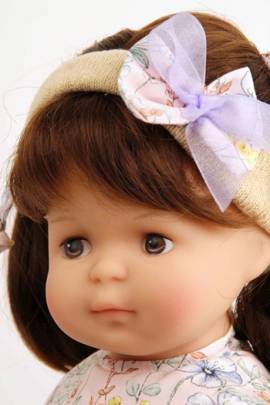 Schildkrt Spielpuppe Strampelchen 37 cm braunes Haar braune Augen, Nr 4337343 - Bild vergrern 