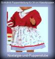 Schildkr&ouml;t Puppen Kleid Jacke und Schult&uuml;te f&uuml;r 34 cm Puppen, Nr. 34682 