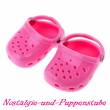 Puppen Schuhe Clogs Badeschuhe Strandschuhe Hausschuhe Sommerschuhe 7 cm lang 8206