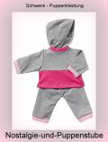 Schwenk Puppen Jogginganzug mit Kapuze f&uuml;r 42 - 45 cm Puppen, Nr.75643