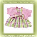 Schwenk Puppen Kleid pastellfarbenes Sommerkleid mit Bolero f&uuml;r 42 - 45 cm Puppen, Nr. 93043