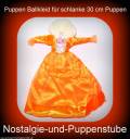 Modepuppen Kleidung, Prinzessinnen Kleid, Ball Kleid, in sonnengelb f&uuml;r 30 cm Puppen