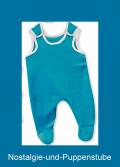 Schwenk Puppenkleidung Strampler t&uuml;rkis Gr&ouml;&szlig;e 43 f&uuml;r 42 - 45 cm Babypuppen, Nr. 7543