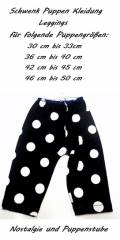 Schwenk Puppen Kleidung Leggings Gymnastik Hose f&uuml;r 42 bis 45 cm Puppen, Nr. 23b