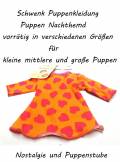 Schwenk Puppen Kleidung Nachthemd f&uuml;r Puppen von 42 bis 45 cm, Nr. 869333