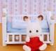Baby Bett mit Baby fr Puppenhaus Puppenbett Sylvanian Families 2205