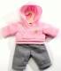Puppen Kleidung Puppen Jogginganzug rosa-grau von Heless fr 28 cm - 35 cm groe Puppen