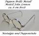 Schildkr�t Puppenzubeh�r John Lennon Puppenbrille aus Metall, sk 20 neu