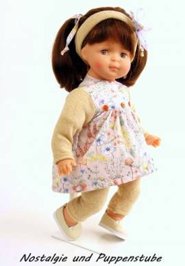 Schildkrt Spielpuppe Strampelchen 37 cm braunes Haar braune Augen, Nr 4337343 - Bild vergrern 