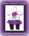 Heless Puppenkleidung 3teiliges Party Set Rockstar für Puppen von 35 bis 45 cm, 2333