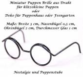 Zubehör Feengarten Elfengarten zwei Miniatur Brillen aus Metall, Nr. 35