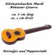 Kleinspielsachen Miniatur Musik Instrument Gitarre, Nr. 129