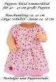 Puppen Kleidung Kleid Sommerkleid rosa für 40 bis 45 cm Puppen, Nr. 189b