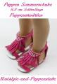 Puppen Schuhe Sandalen Sommerschuhe pink 6,5 cm lang, Nr. 9847