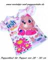 Puppen Kleid mit Garten Motiv für kleine Puppen von 28 cm - 30 cm, Nr. 225 b