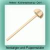 Heless Puppenzubehör, Küchenspielzeug, Quirl aus Holz, ca. 15 cm