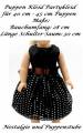 Puppen Kleidung Party Kleid schwarz Abendkleid Partykleid für 40 bis 45 cm Puppen, Nr. 320