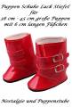 Puppenschuhe 6 cm lang
