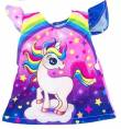 Puppen Kleid Einhorn Motiv für kleine Puppen von 28 cm - 30 cm, Nr. 177