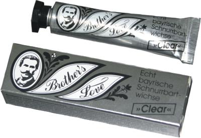 Brother's Love-Bartwichse klar, (Bartwixe), Echt Bayrische Schnurrbartwichse